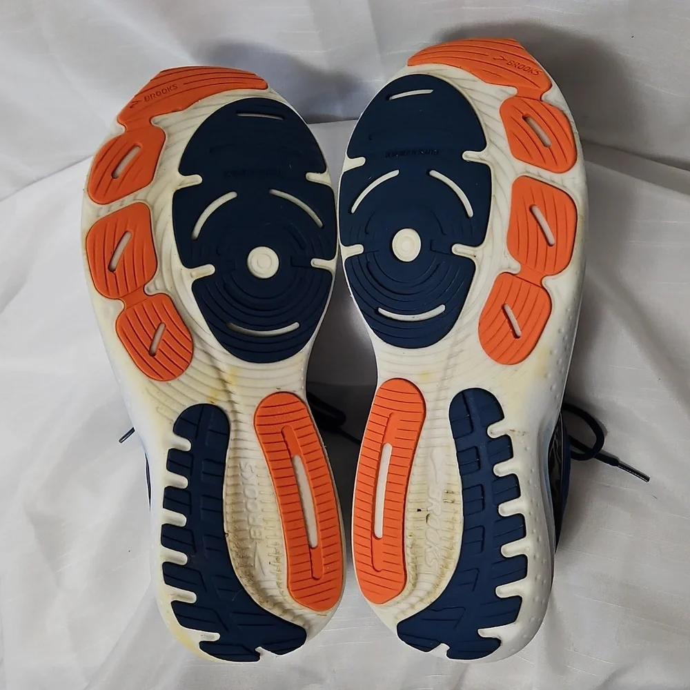 Brooks Glycerin 21 Mens Size 12 Blue Athletic Running Shoes 1104191D474 - Picture 10 of 12